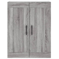 Credenza Grigio Sonoma 69,5x34x180 cm in Legno Multistrato 3199839