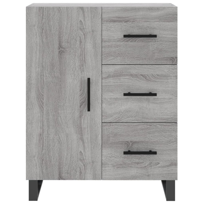 Credenza Grigio Sonoma 69,5x34x180 cm in Legno Multistrato 3199839