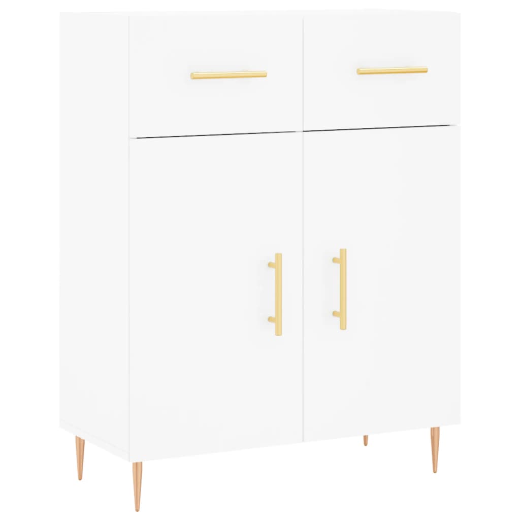 Credenza Bianca 69,5x34x180 cm in Legno Multistrato 3199865