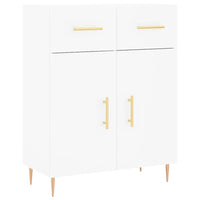 Credenza Bianca 69,5x34x180 cm in Legno Multistrato 3199865