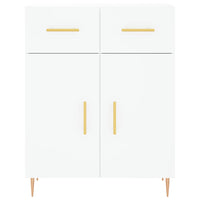 Credenza Bianca 69,5x34x180 cm in Legno Multistrato 3199865