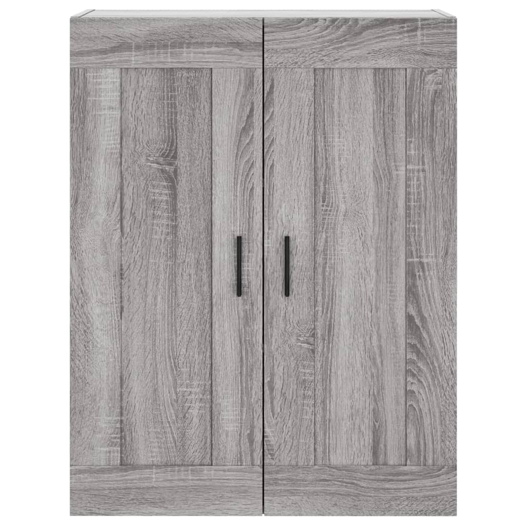 Credenza Grigio Sonoma 69,5x34x180 cm in Legno Multistrato 3199895