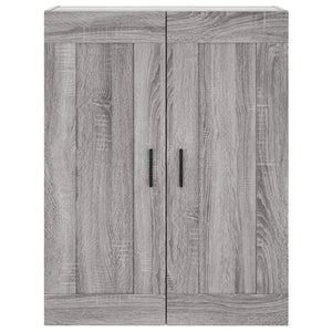 Credenza Grigio Sonoma 69,5x34x180 cm in Legno Multistrato 3199895