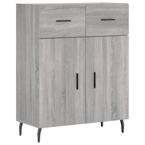 Credenza Grigio Sonoma 69,5x34x180 cm in Legno Multistrato 3199895