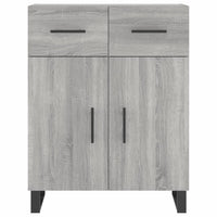 Credenza Grigio Sonoma 69,5x34x180 cm in Legno Multistrato 3199903