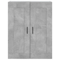 Credenza Grigio Cemento 69,5x34x180 cm in Legno Multistrato 3199957