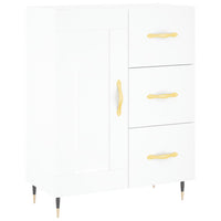 Credenza Bianca 69,5x34x180 cm in Legno Multistrato 3199985