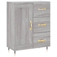 Credenza Grigio Sonoma 69,5x34x180 cm in Legno Multistrato 3199991