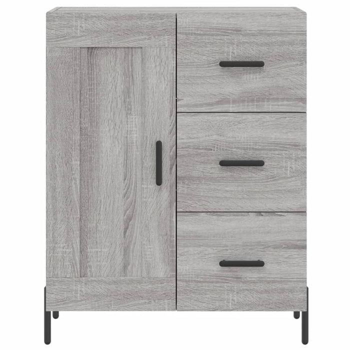 Credenza Grigio Sonoma 69,5x34x180 cm in Legno Multistrato 3200015