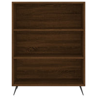 Credenza Rovere Marrone 69,5x34x180 cm in Legno Multistrato 3200048