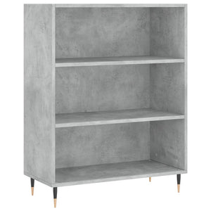 Credenza Grigio Cemento 69,5x34x180 cm in Legno Multistrato 3200053