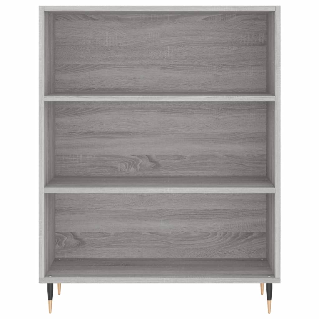 Credenza Grigio Sonoma 69,5x34x180 cm in Legno Multistrato 3200055