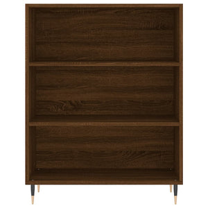 Credenza Rovere Marrone 69,5x34x180 cm in Legno Multistrato 3200056