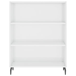 Credenza Bianco Lucido 69,5x34x180 cm in Legno Multistrato 3200083