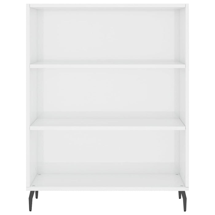 Credenza Bianco Lucido 69,5x34x180 cm in Legno Multistrato 3200083