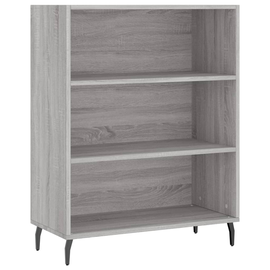 Credenza Grigio Sonoma 69,5x34x180 cm in Legno Multistrato 3200087