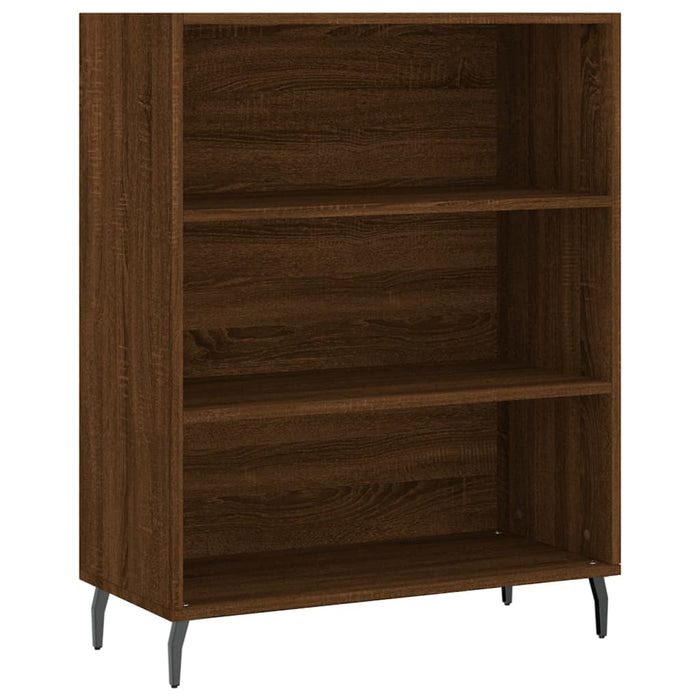 Credenza Rovere Marrone 69,5x34x180 cm in Legno Multistrato 3200088