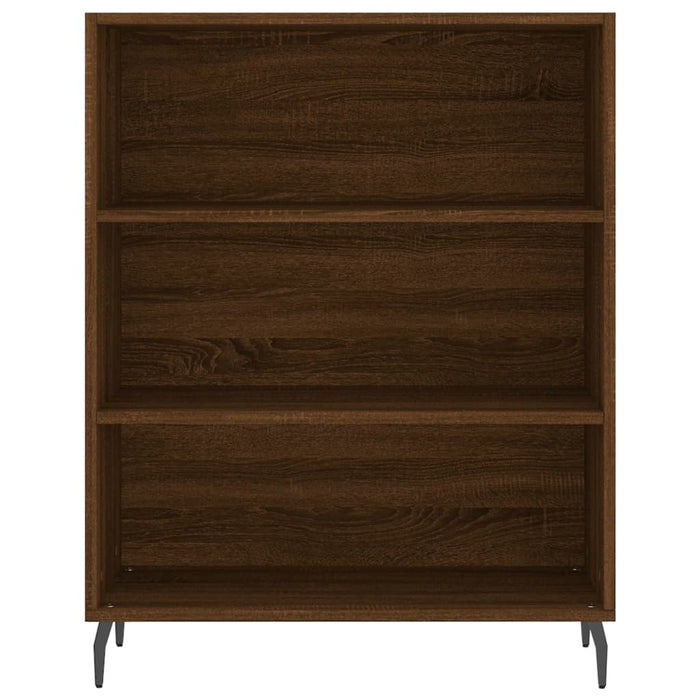 Credenza Rovere Marrone 69,5x34x180 cm in Legno Multistrato 3200088