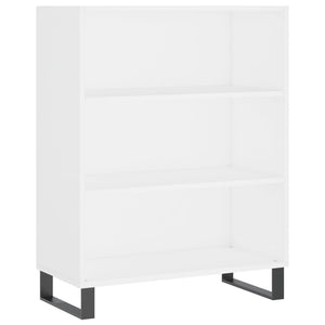 Credenza Bianca 69,5x34x180 cm in Legno Multistrato 3200089