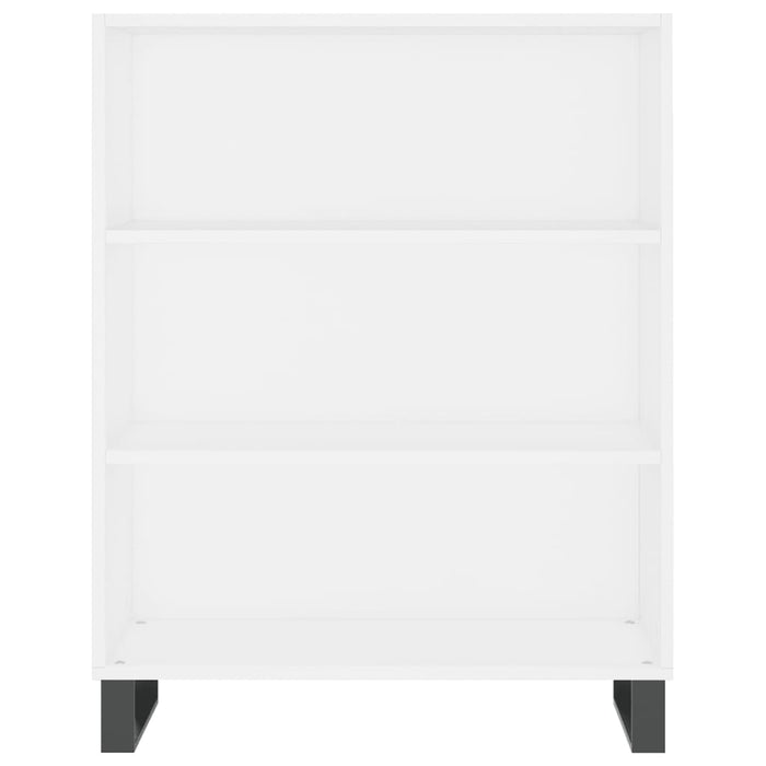 Credenza Bianca 69,5x34x180 cm in Legno Multistrato 3200089