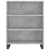 Credenza Grigio Cemento 69,5x34x180 cm in Legno Multistrato 3200093