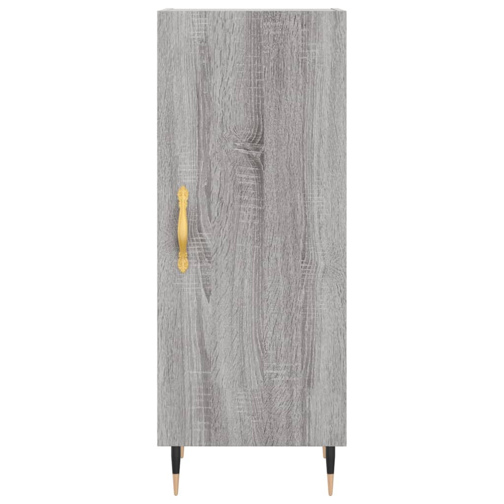 Credenza Grigio Sonoma 34,5x34x180 cm in Legno Multistrato 3200119