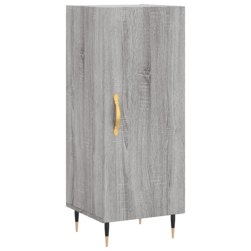 Credenza Grigio Sonoma 34,5x34x180 cm in Legno Multistrato 3200119