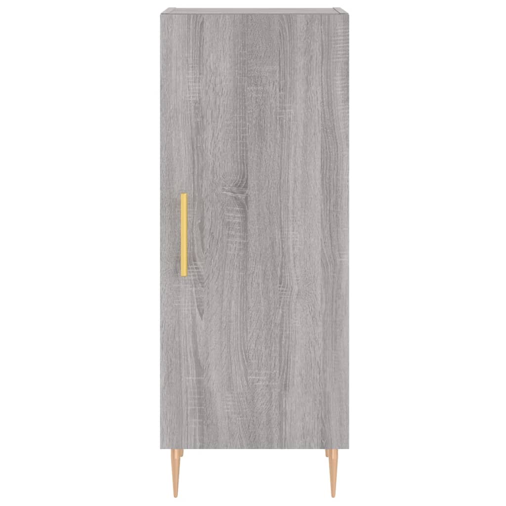 Credenza Grigio Sonoma 34,5x34x180 cm in Legno Multistrato 3200127