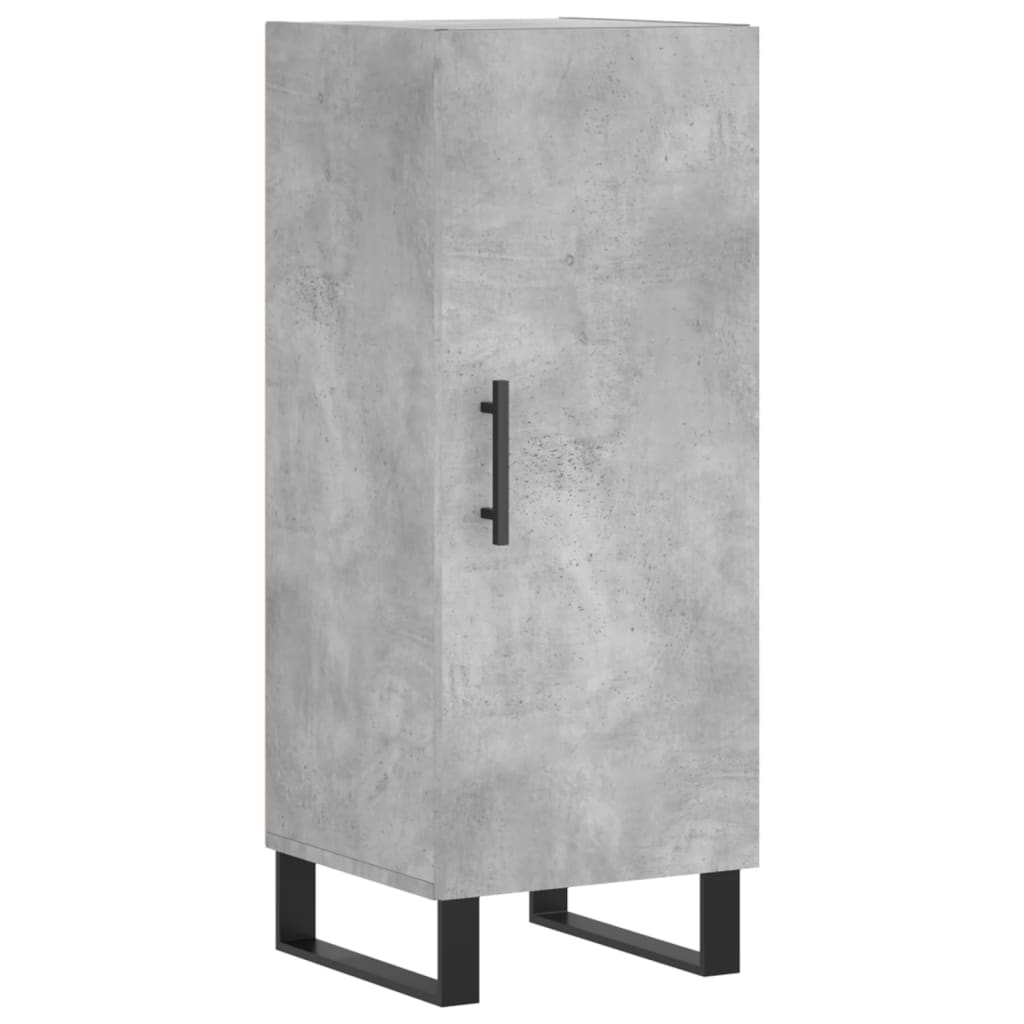 Credenza Grigio Cemento 34,5x34x180 cm in Legno Multistrato 3200157