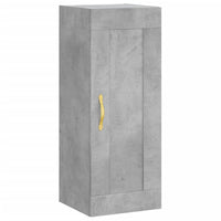 Credenza Grigio Cemento 34,5x34x180 cm in Legno Multistrato 3200181