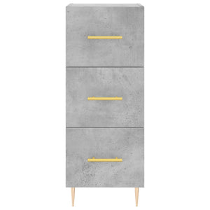 Credenza Grigio Cemento 34,5x34x180 cm in Legno Multistrato 3200189