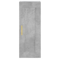 Credenza Grigio Cemento 34,5x34x180 cm in Legno Multistrato 3200189