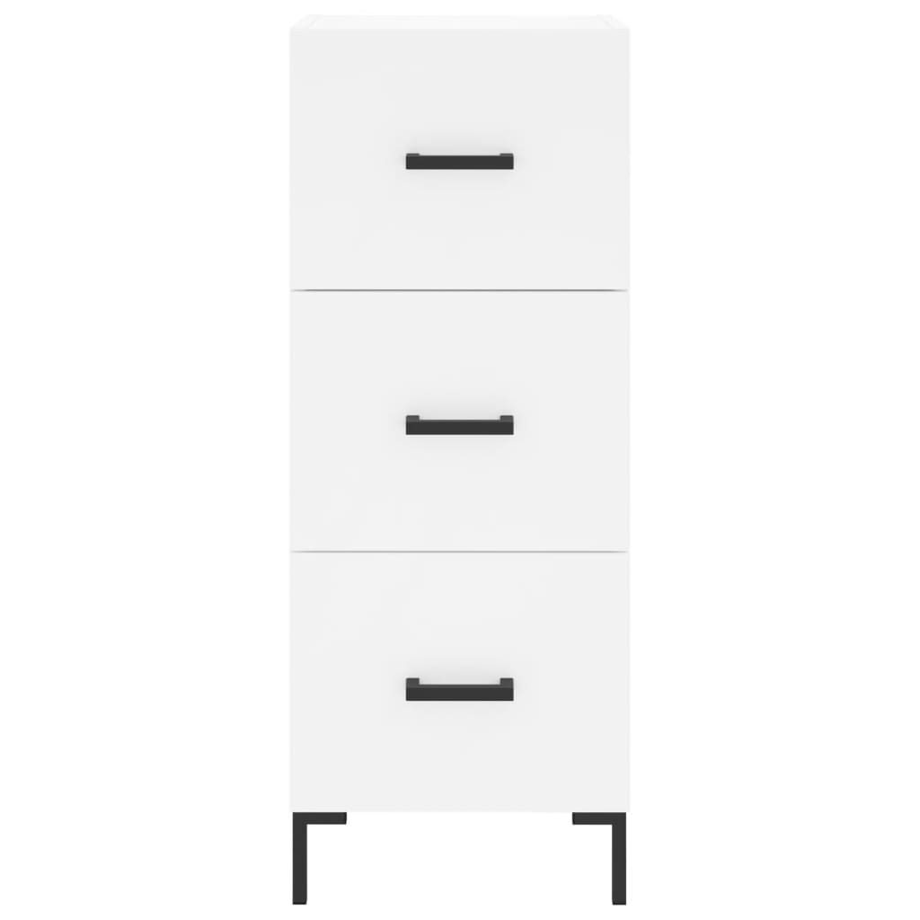 Credenza Bianca 34,5x34x180 cm in Legno Multistrato 3200193