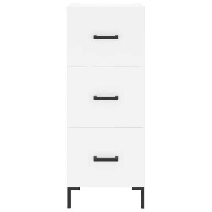 Credenza Bianca 34,5x34x180 cm in Legno Multistrato 3200193