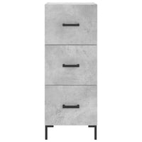 Credenza Grigio Cemento 34,5x34x180 cm in Legno Multistrato 3200197