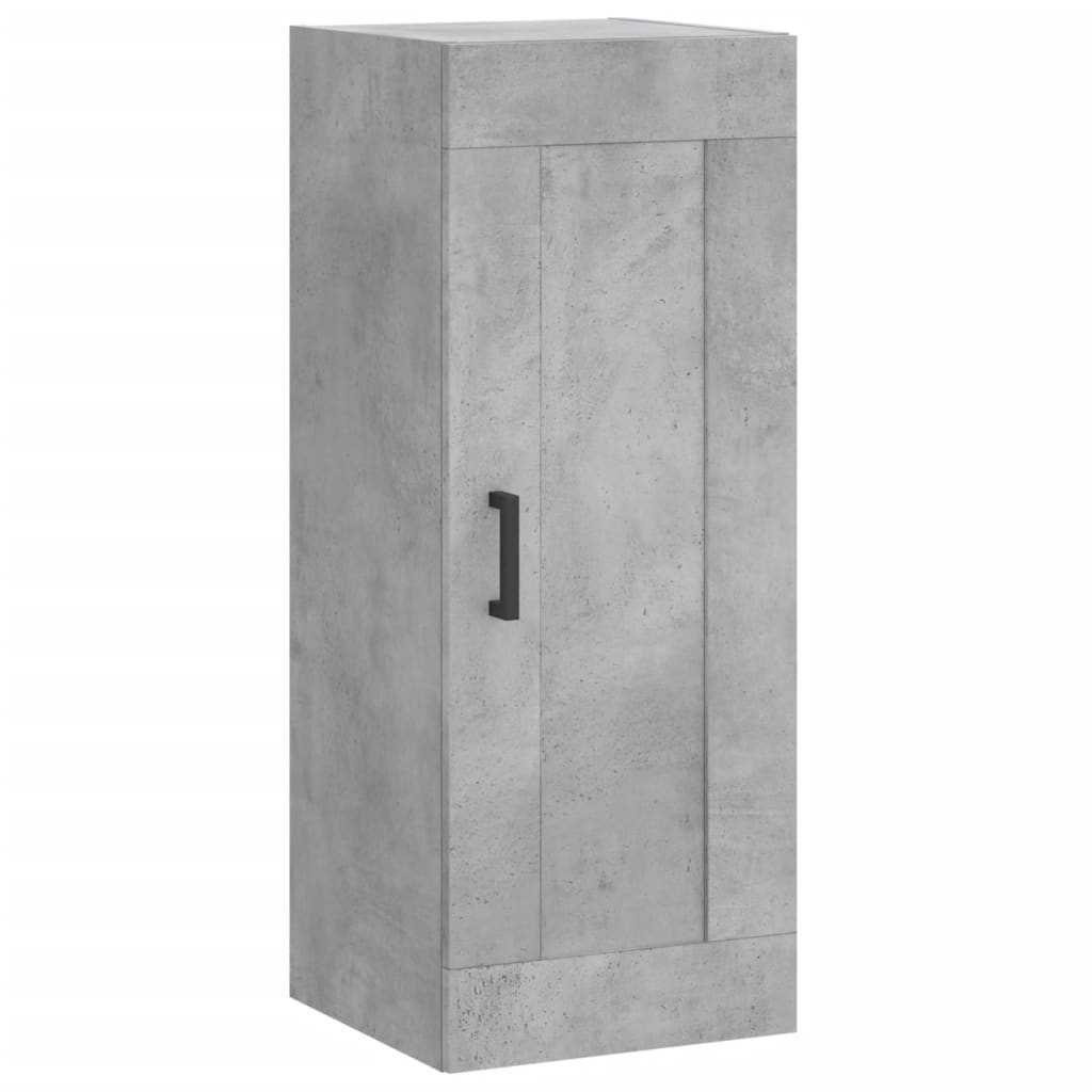 Credenza Grigio Cemento 34,5x34x180 cm in Legno Multistrato 3200197