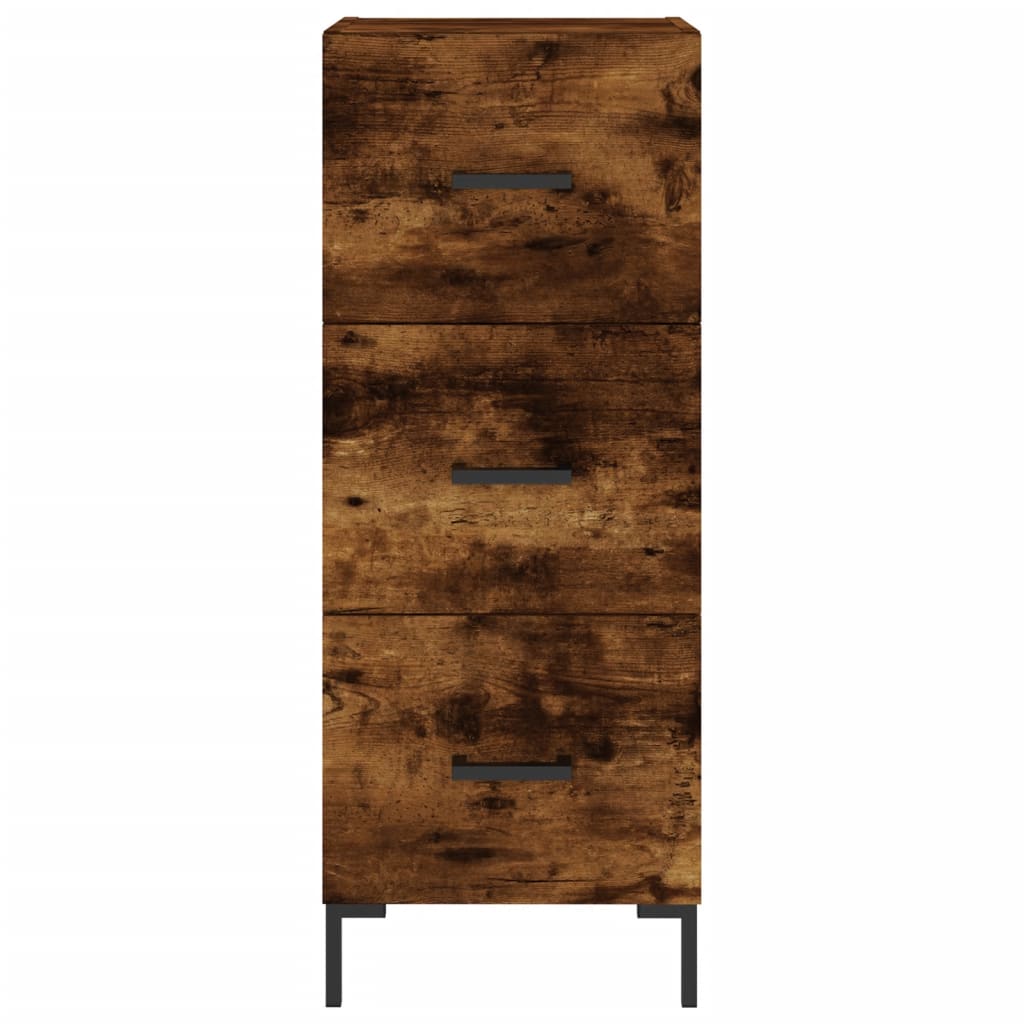 Credenza Rovere Fumo 34,5x34x180 cm in Legno Multistrato 3200198