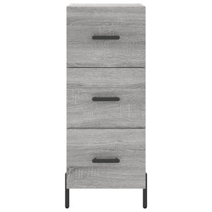 Credenza Grigio Sonoma 34,5x34x180 cm in Legno Multistrato 3200207