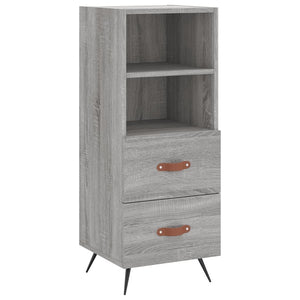 Credenza Grigio Sonoma 34,5x34x180 cm in Legno Multistrato 3200239