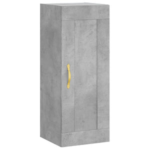 Credenza Grigio Cemento 34,5x34x180 cm in Legno Multistrato 3200245