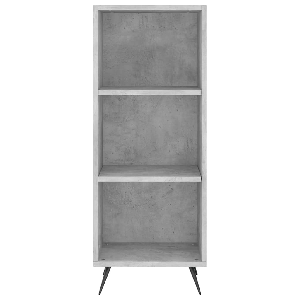 Credenza Grigio Cemento 34,5x34x180 cm in Legno Multistrato 3200301