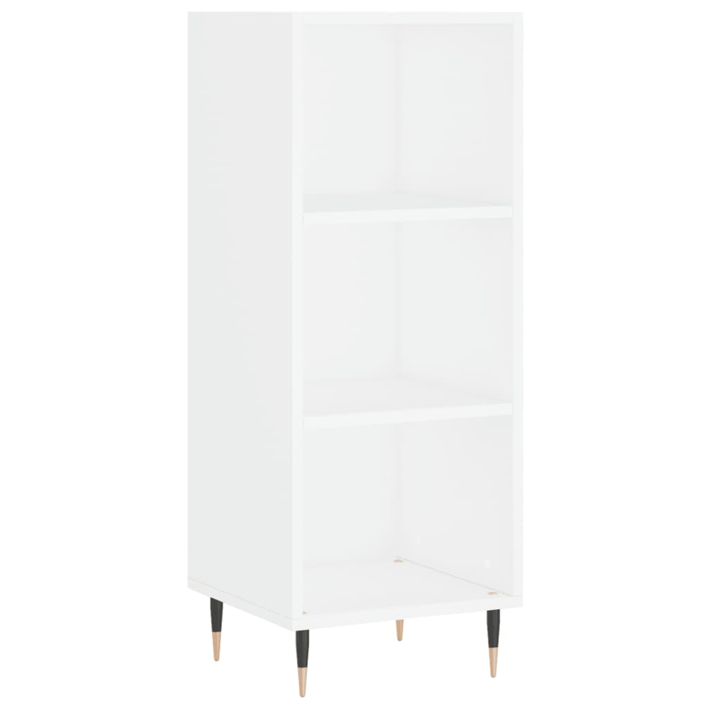 Credenza Bianca 34,5x34x180 cm in Legno Multistrato 3200305