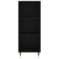 Credenza Nera 34,5x34x180 cm in Legno Multistrato 3200306