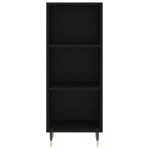 Credenza Nera 34,5x34x180 cm in Legno Multistrato 3200306