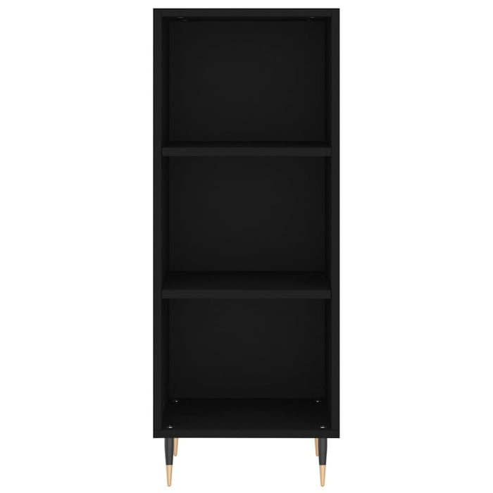 Credenza Nera 34,5x34x180 cm in Legno Multistrato 3200306