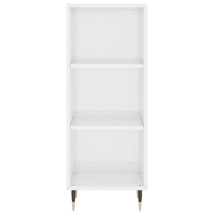 Credenza 34,5x34x180 cm in Legno Multistrato Bianco Lucido 3200307