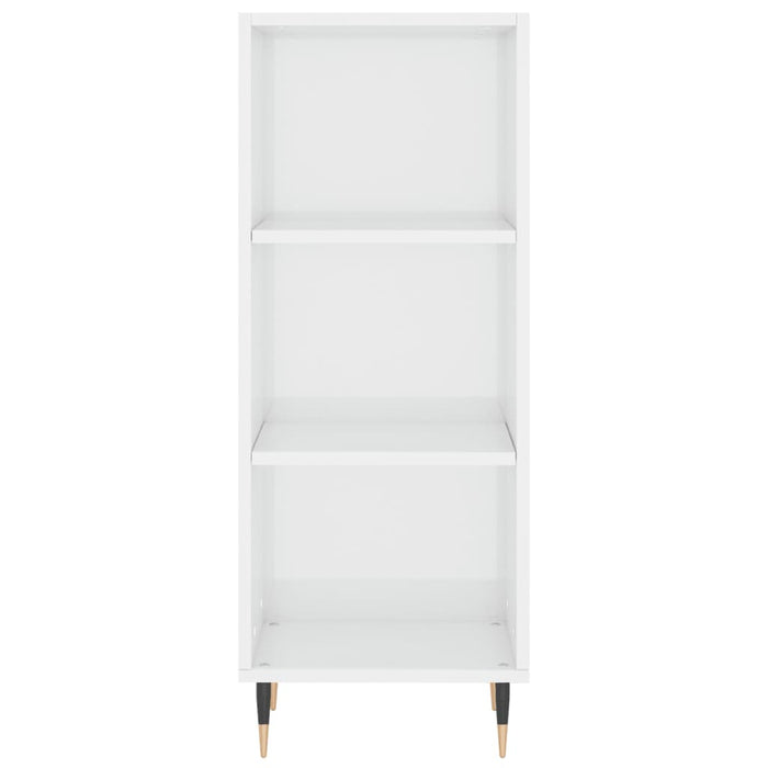 Credenza 34,5x34x180 cm in Legno Multistrato Bianco Lucido 3200307