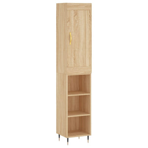 Credenza Rovere Sonoma 34,5x34x180 cm in Legno Multistrato 3200308