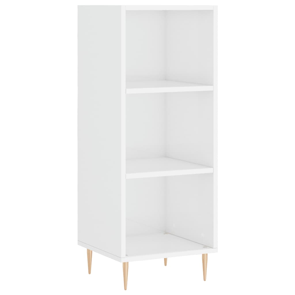 Credenza 34,5x34x180 cm in Legno Multistrato Bianco Lucido 3200315