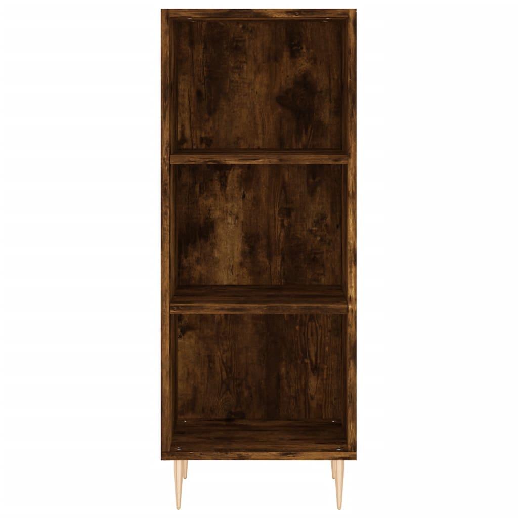 Credenza Rovere Fumo 34,5x34x180 cm in Legno Multistrato 3200318